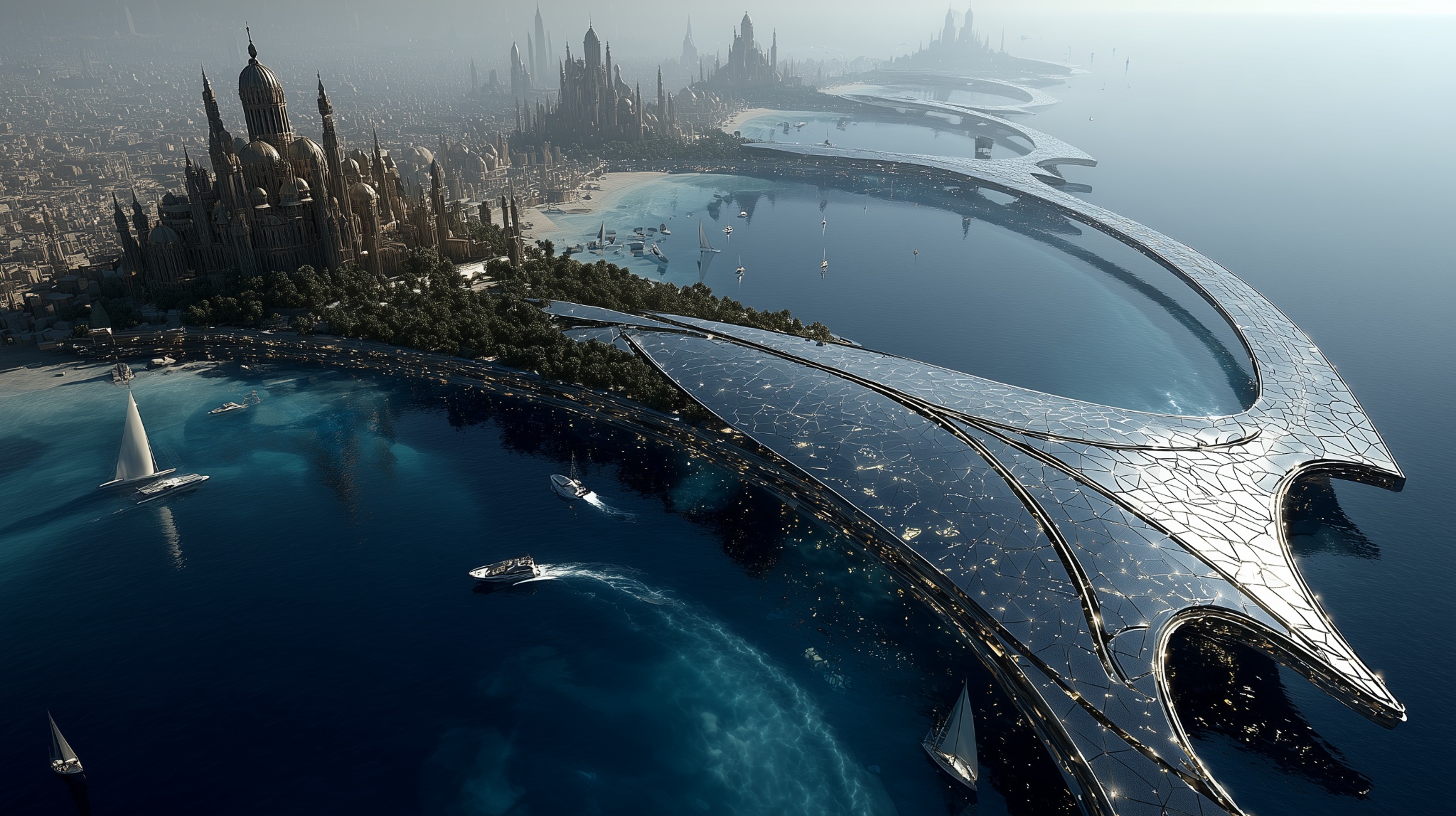Floating Solar City Concept