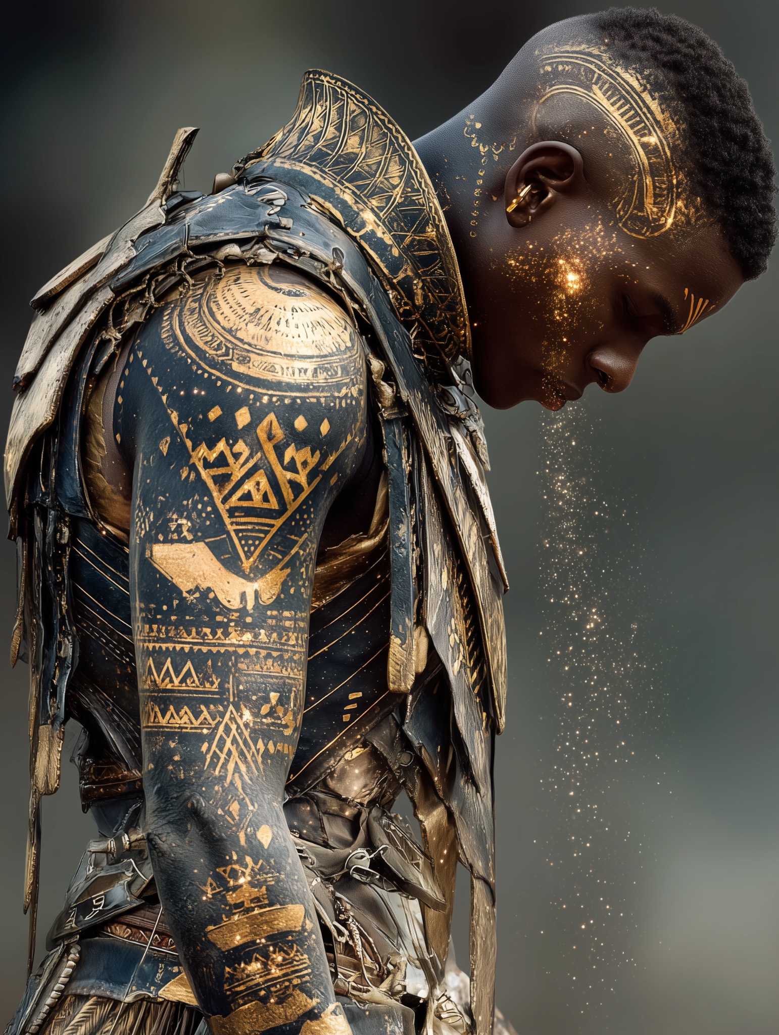 Futuristic African Warrior