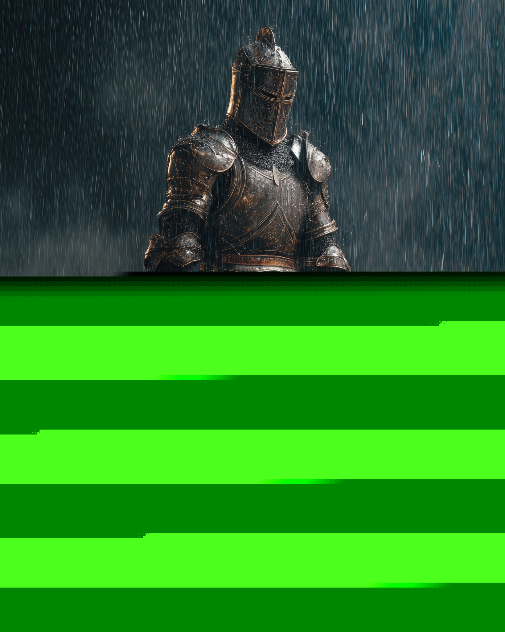 Armored Warrior Portrait