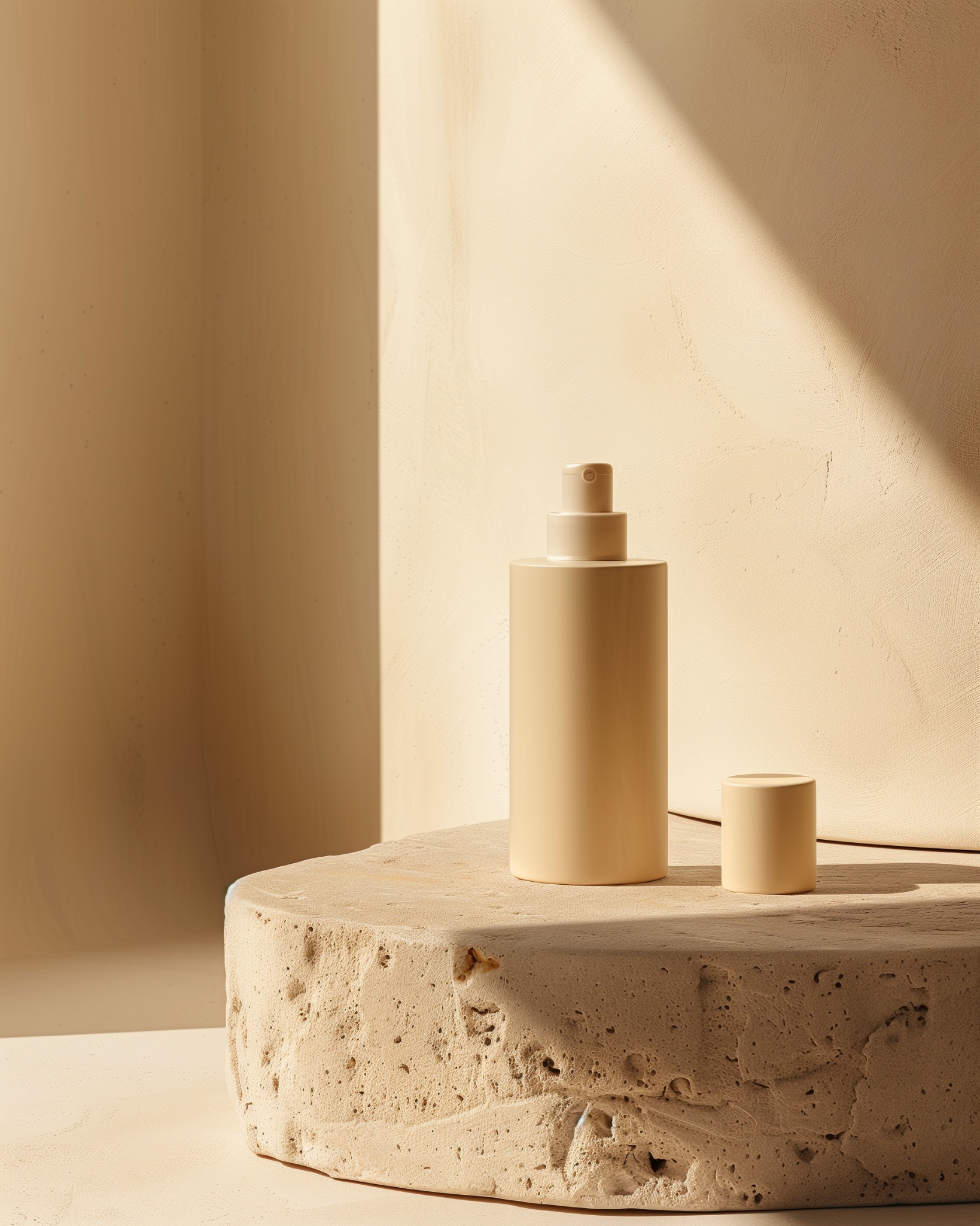 Minimalist Skincare Display