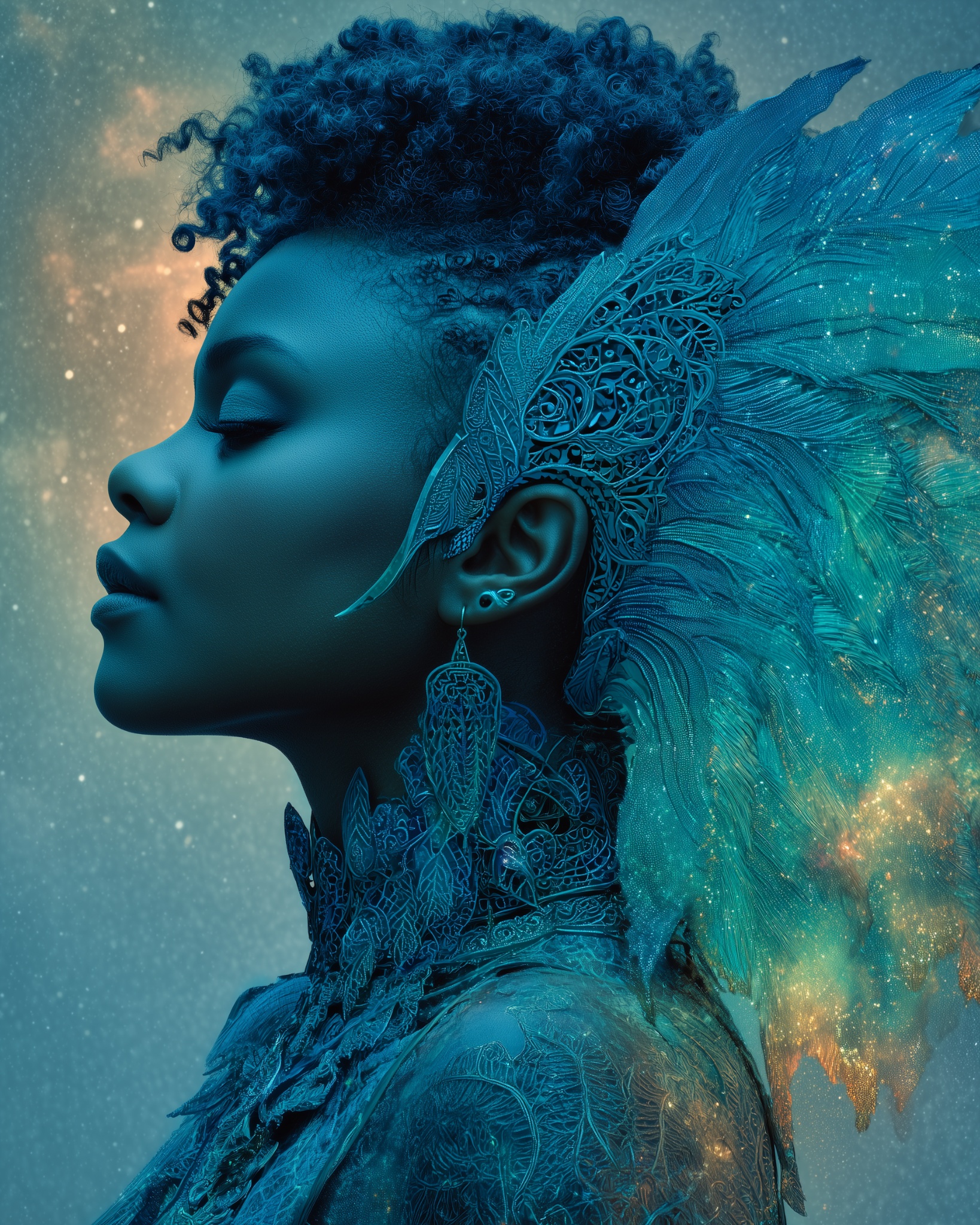 Nebula Crown Portrait